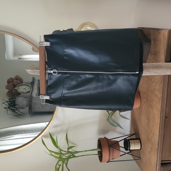 Express Dresses & Skirts - Express faux leather mini skirt